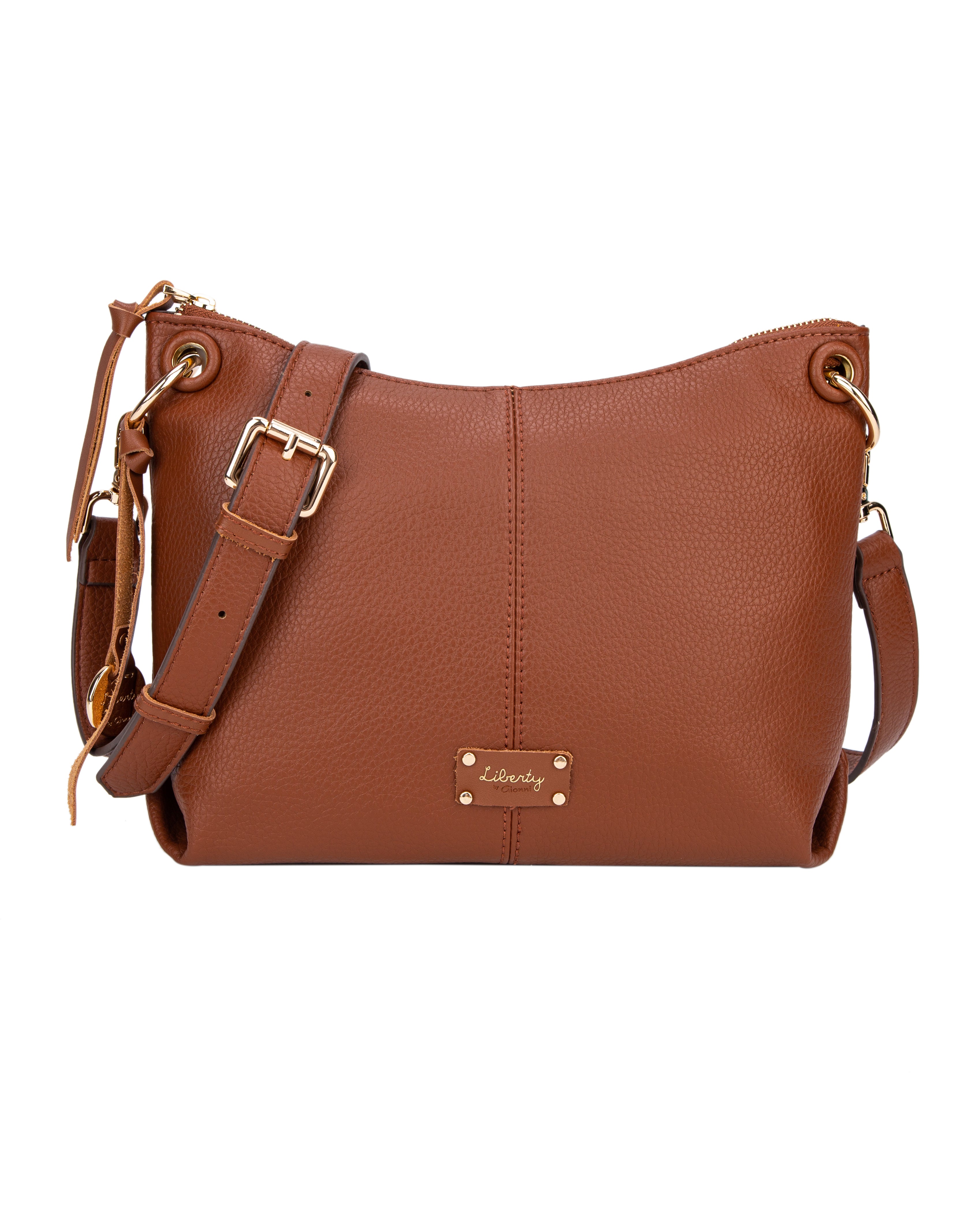 GIONNI LIBERTY 11GL318 ELARA SOFT CROSSBODY BAG TAN Victor Dwyer