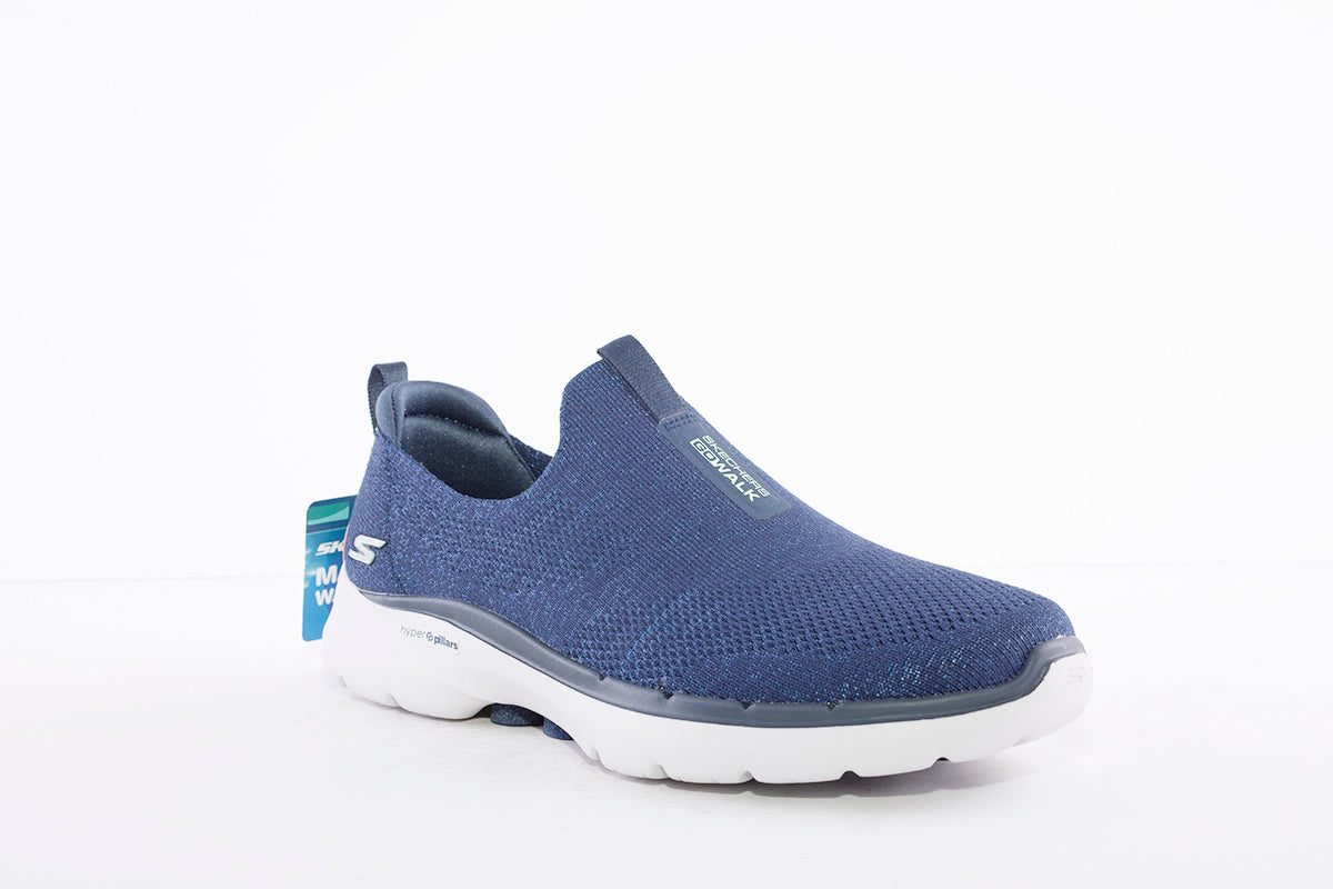 Skechers knit shop slip on trainer