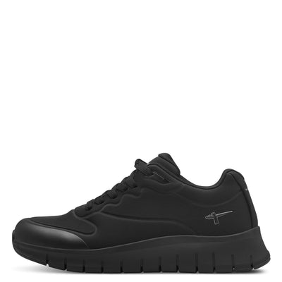 TAMARIS - 23757-007 LACED FASHION TRAINER - BLACK