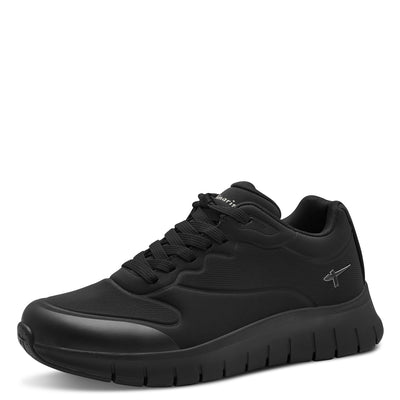 TAMARIS - 23757-007 LACED FASHION TRAINER - BLACK