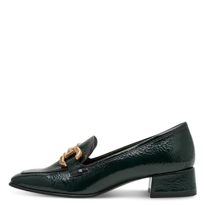 TAMARIS - 24316-700 SLIP-ON LOW HEEL FASHION LOAFER - GREEN