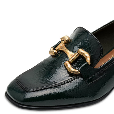 TAMARIS - 24316-700 SLIP-ON LOW HEEL FASHION LOAFER - GREEN