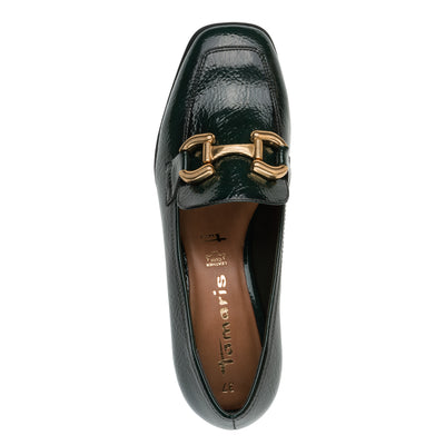 TAMARIS - 24316-700 SLIP-ON LOW HEEL FASHION LOAFER - GREEN