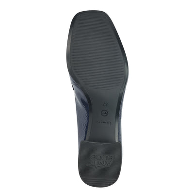 TAMARIS - 24316-805 SLIP-ON FASHION LOAFER - NAVY PATENT