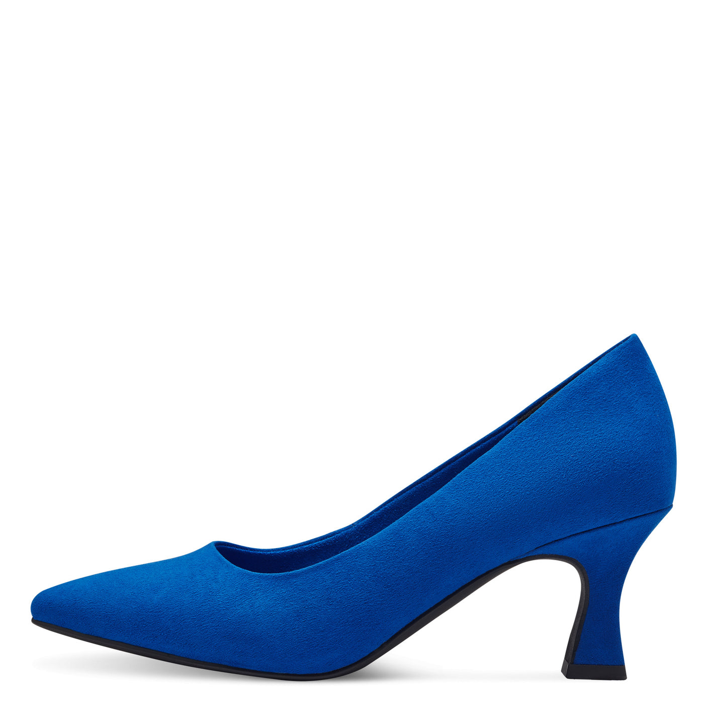 MARCO TOZZI 22418 807 MEDIUM HEEL COURT SHOE ROYAL BLUE SUEDE
