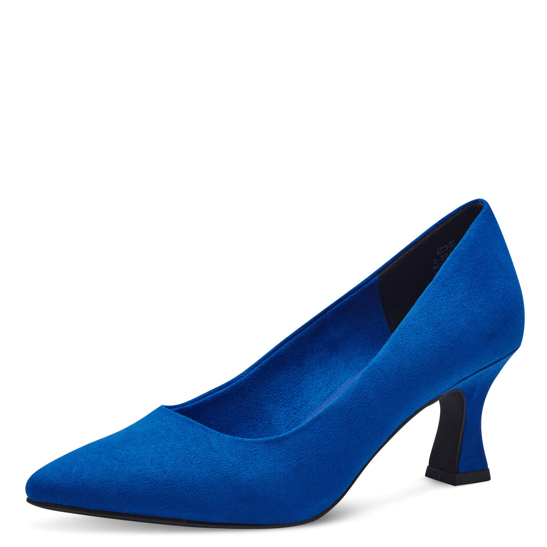 Mid Heel Royal Blue Court Heels MARCO TOZZI 22418-807 MEDIUM HEEL