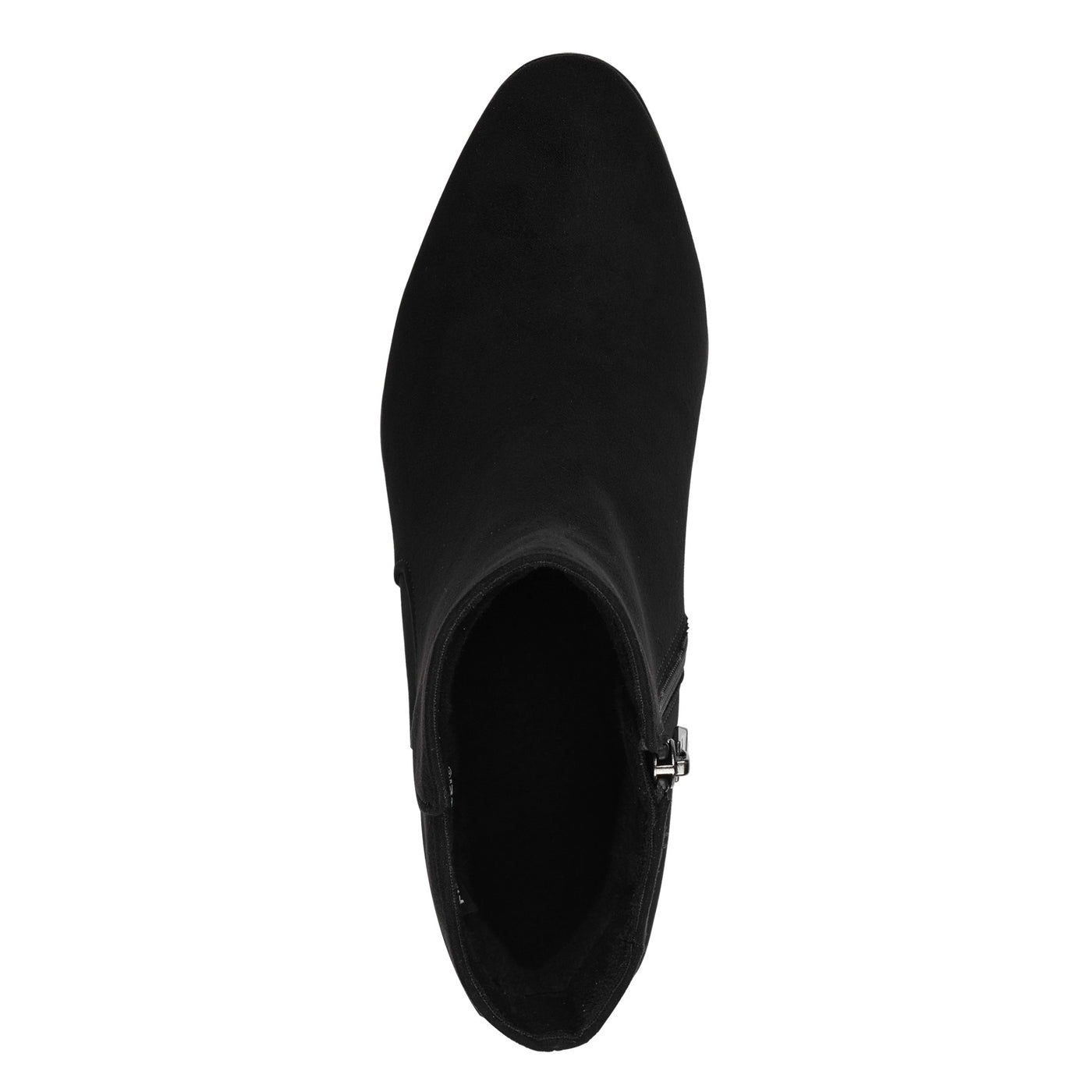 MARCO TOZZI - 25364-001 LOW HEEL ANKLE BOOT - BLACK SUEDE