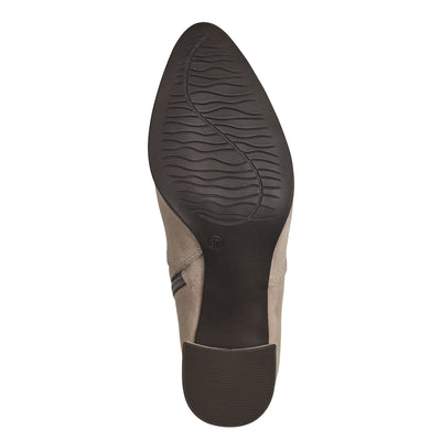 MARCO TOZZI - 25392-341 MEDIUM HEEL ANKLE BOOT - TAUPE