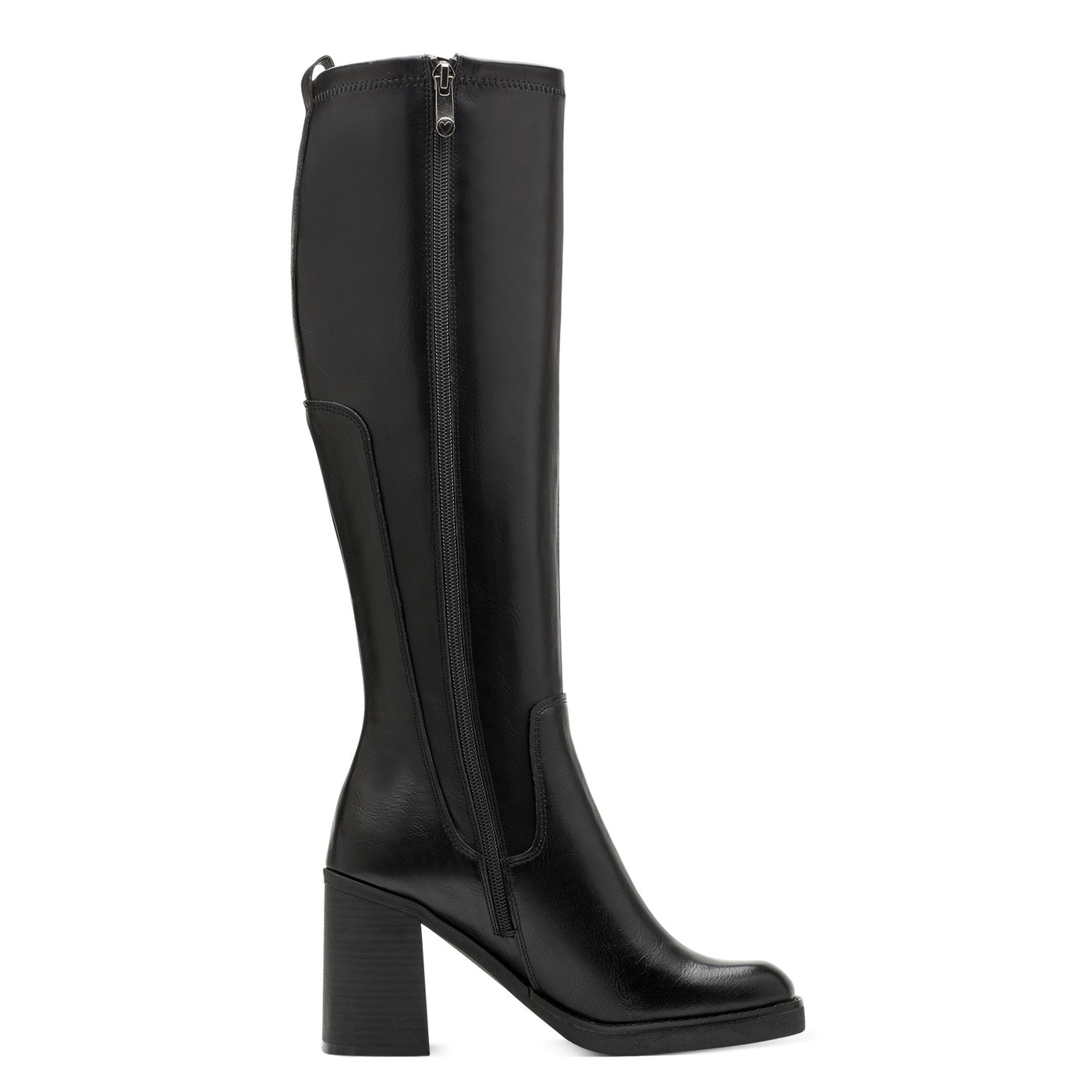 MARCO TOZZI - 25505-001 FULL LENGTH HIGH HEEL PLATFORM BOOT - BLACK