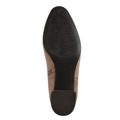 MARCO TOZZI - 25524-270 LOW BLOCK HEEL LONG BOOT - SAND