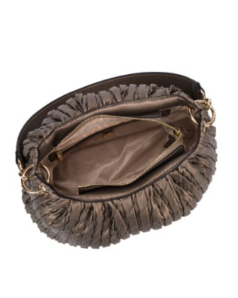 Maia Embossed Rushed Shoulder Bag