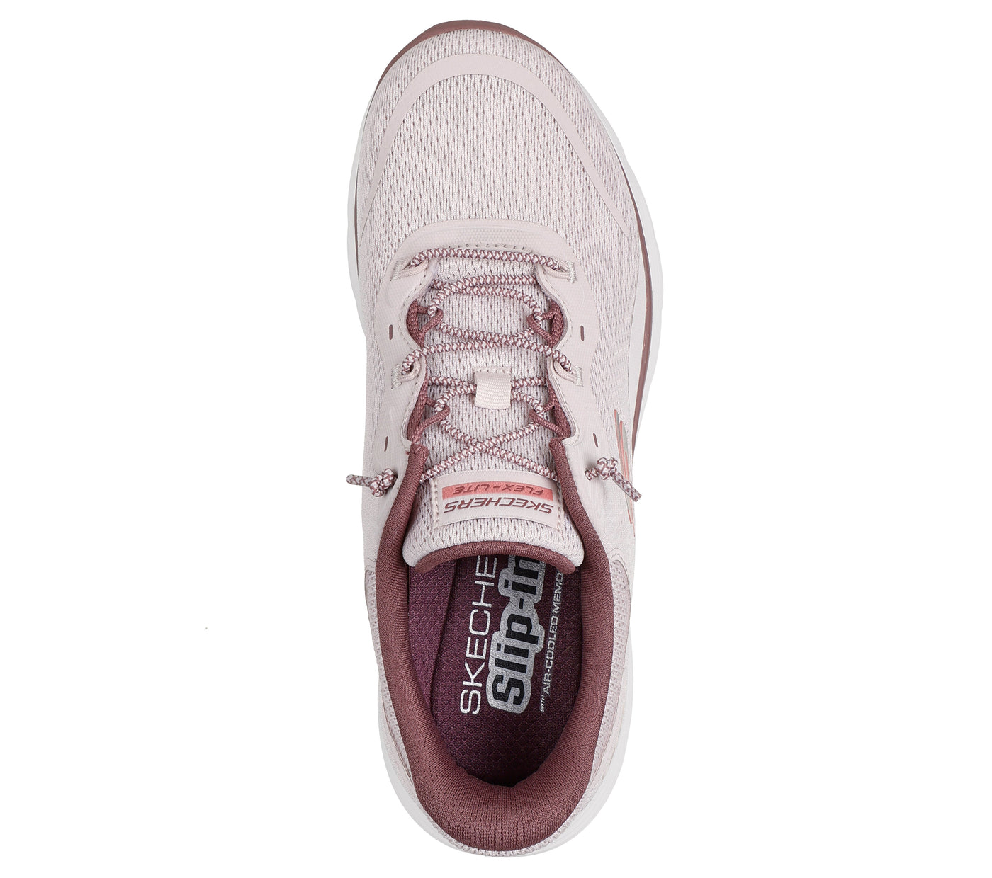 SKECHERS - 150218 FLEX APPEAL 5.0 EASY BREEZY LACED TRAINER - LIGHT MA ...