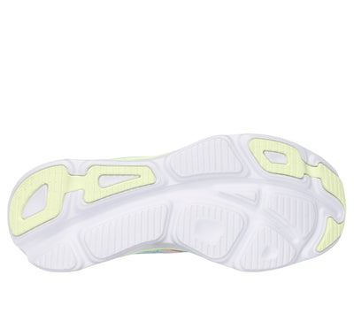 SKECHERS - 150583 A D'LUX VAPOR LACED TRAINER - WHITE MULTI