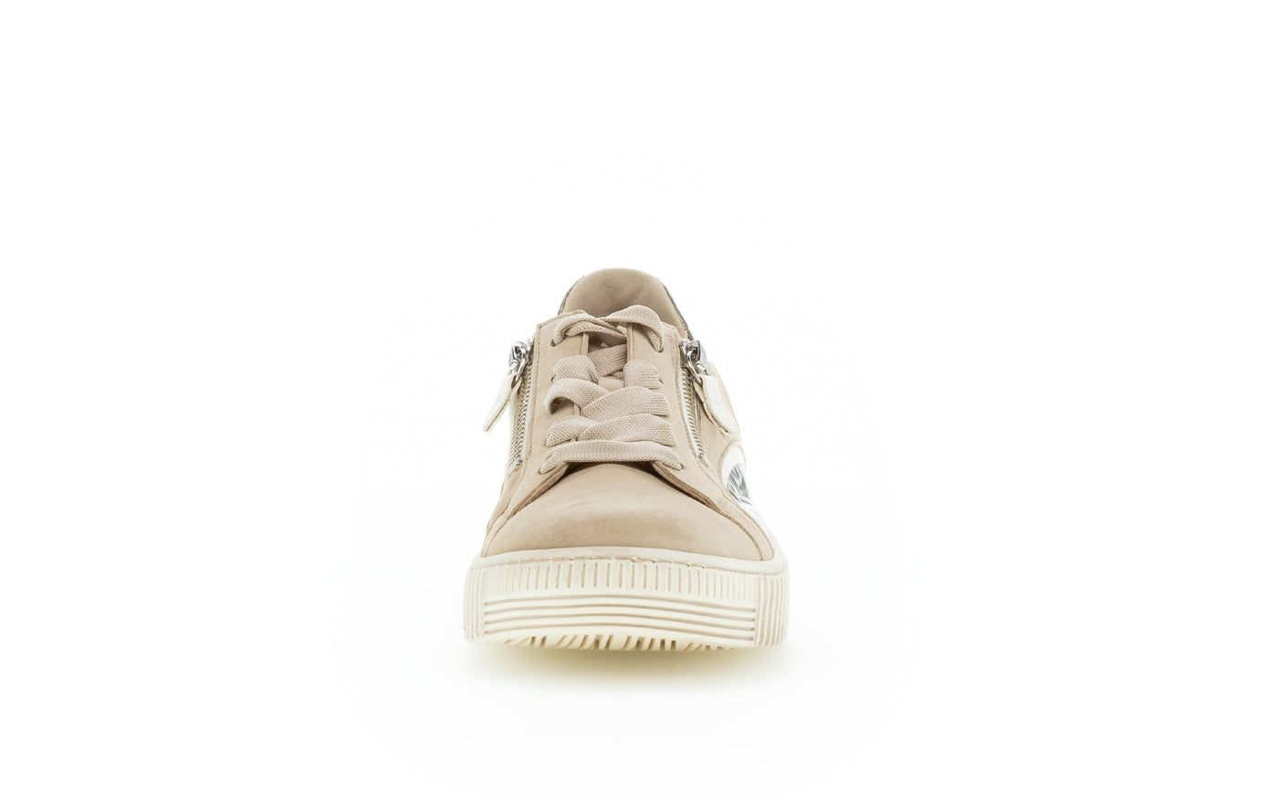 GABOR - 23.330.12 LACED/ZIP FASHION SHOE - BEIGE
