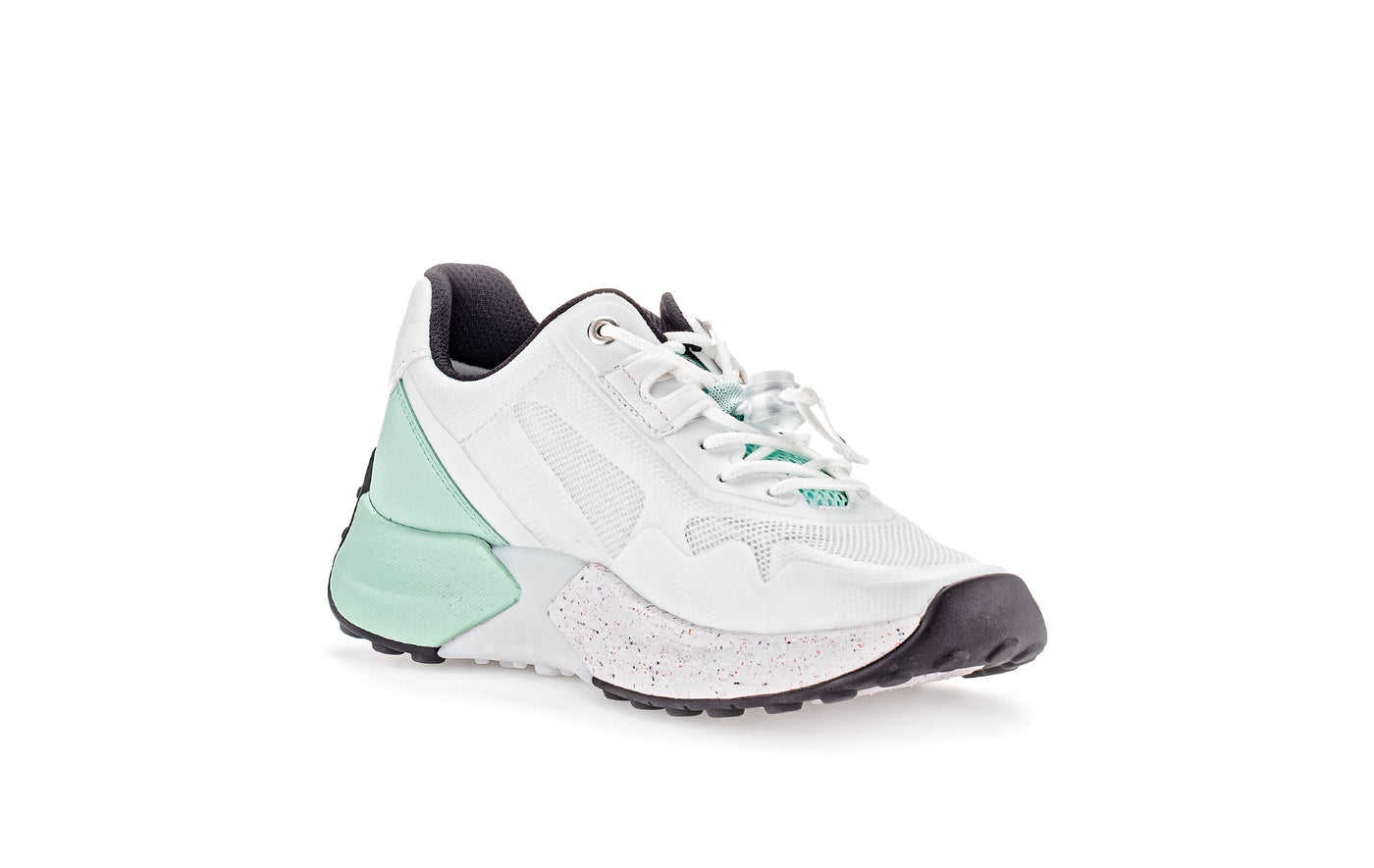 GABOR - 26.995.20 LACED WALKING SHOE - WHITE/MINT