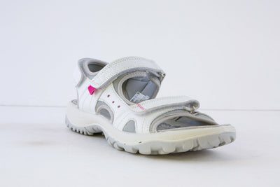 Imac Comfort Walking Sandal with Velcro Strap - White