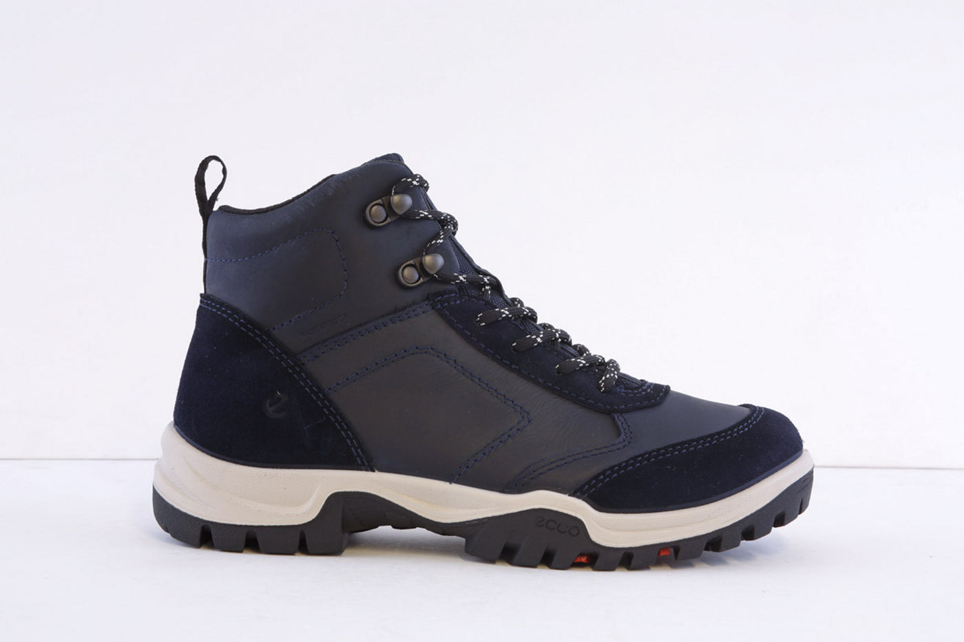 ECCO - 77684-00 XPEDITION 111-LACED WALKING BOOT - NAVY LEATHER/SUEDE