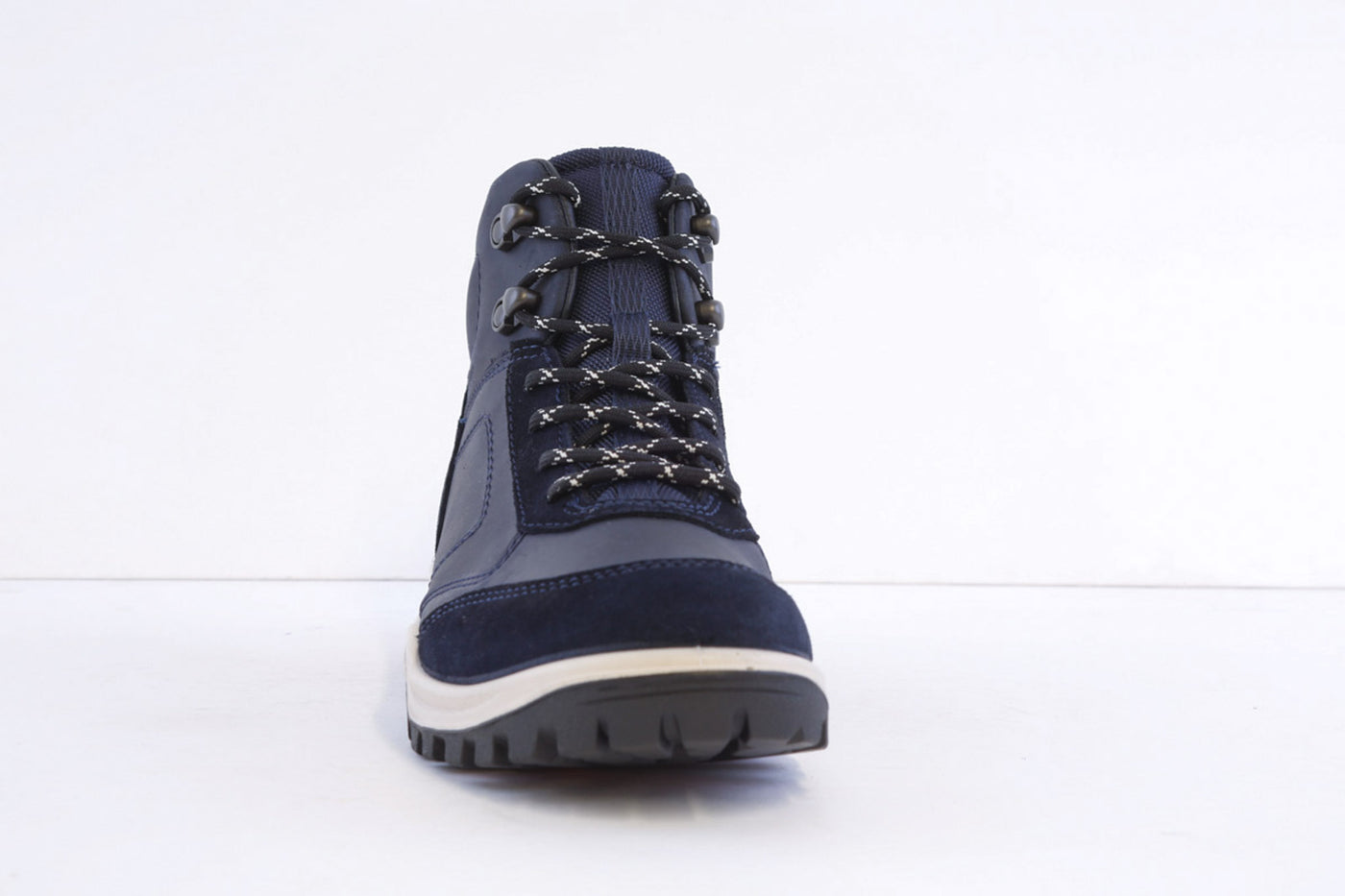 ECCO - 77684-00 XPEDITION 111-LACED WALKING BOOT - NAVY LEATHER/SUEDE