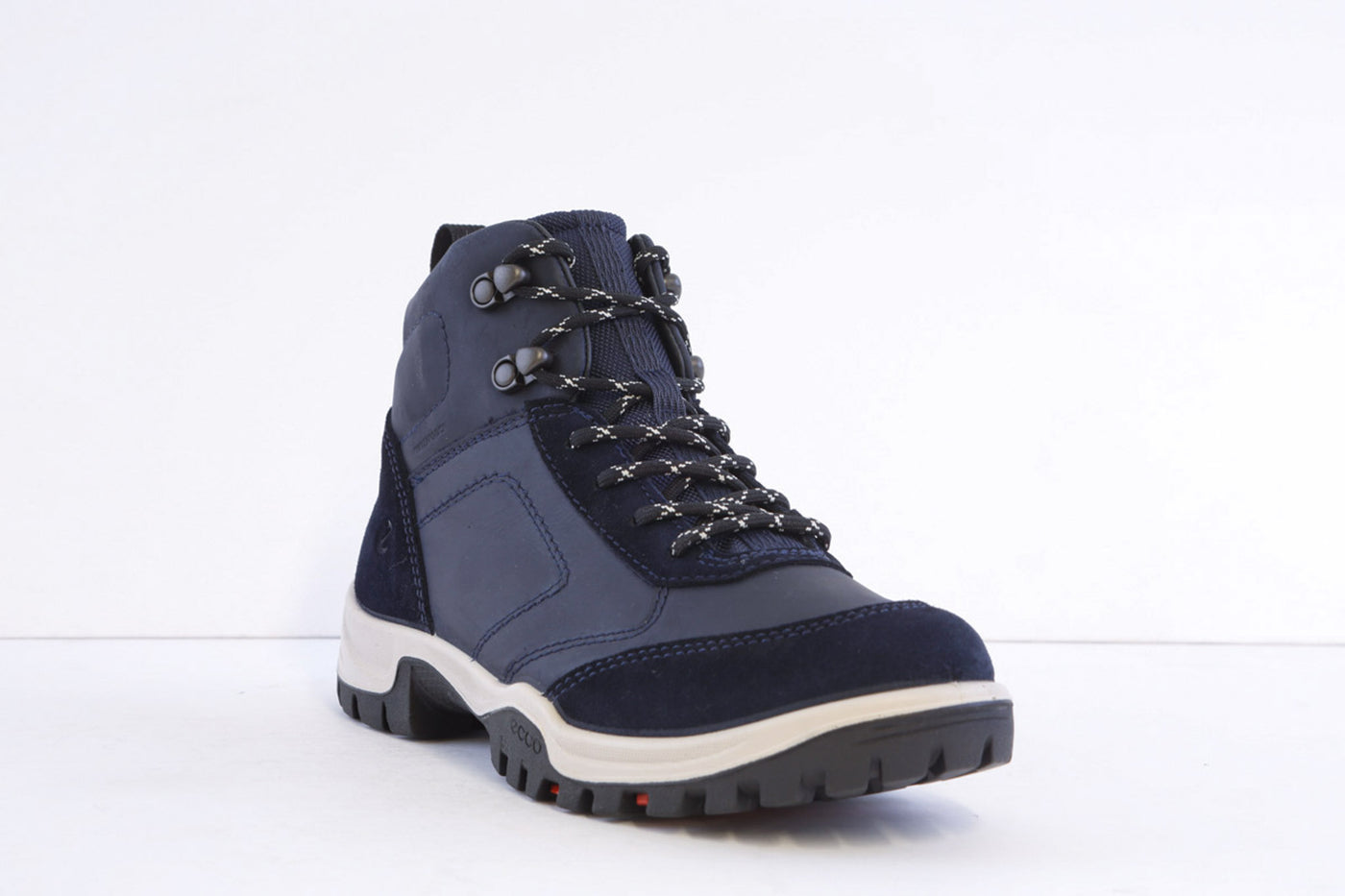 ECCO - 77684-00 XPEDITION 111-LACED WALKING BOOT - NAVY LEATHER/SUEDE