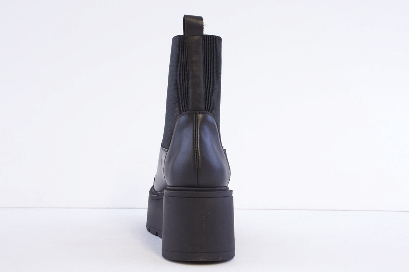 MARCO MOREO - A132 JVNE MID-LENGTH PLATFORM PULL-ON BOOT - BLACK