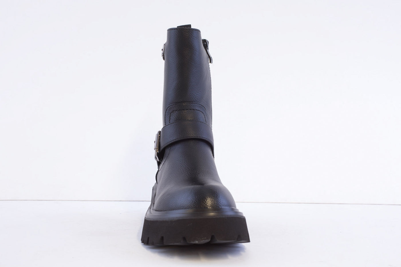 HEAVENLY FEET - TESS CHUNKY 3/4 LENGTH BUCKLE BOOT - BLACK