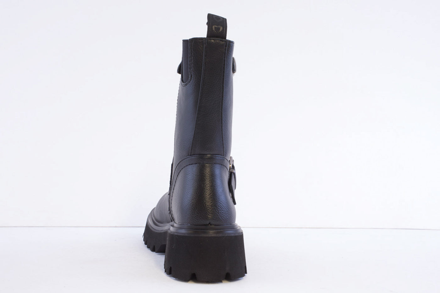 HEAVENLY FEET - TESS CHUNKY 3/4 LENGTH BUCKLE BOOT - BLACK