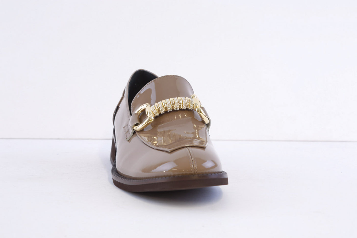 MARCO MOREO - A071 JVTA LOW HEEL LOAFER - TAUPE PATENT