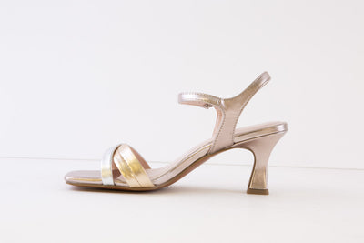 MARCO TOZZI - 28050-532 MEDIUM HEEL SANDAL - ROSE GOLD