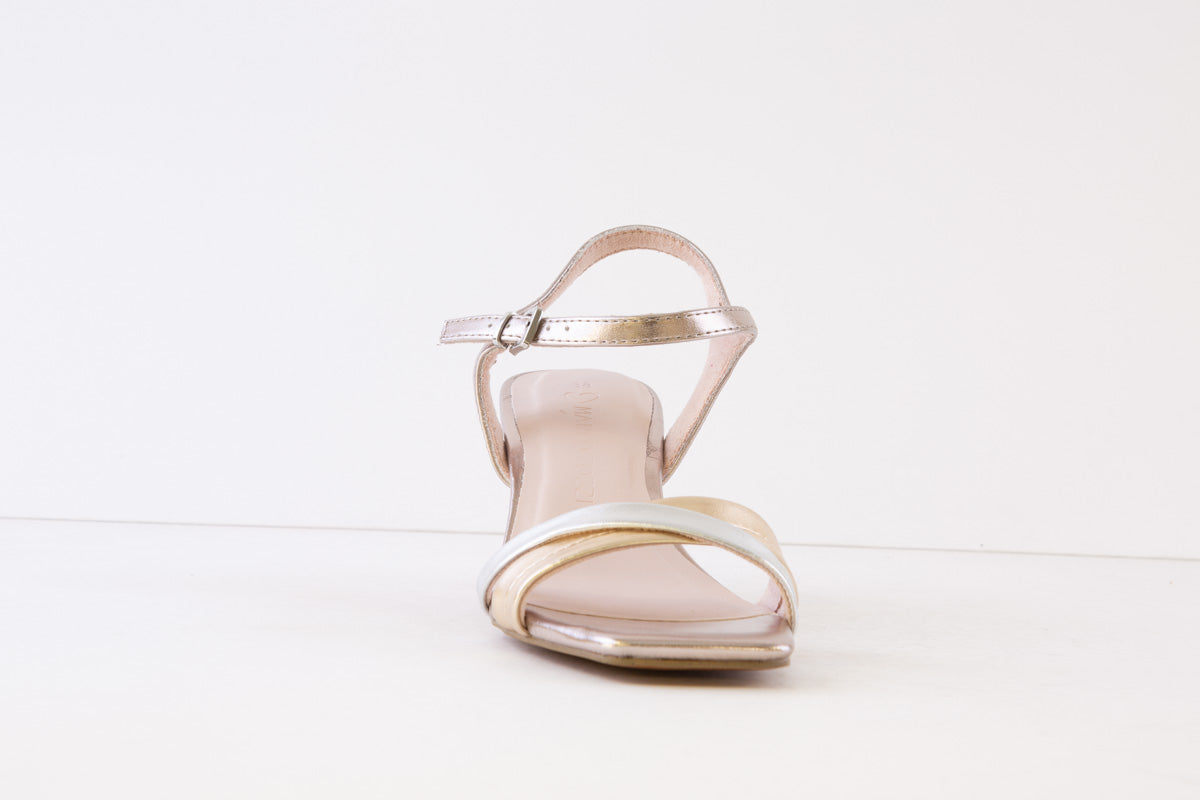 MARCO TOZZI - 28050-532 MEDIUM HEEL SANDAL - ROSE GOLD