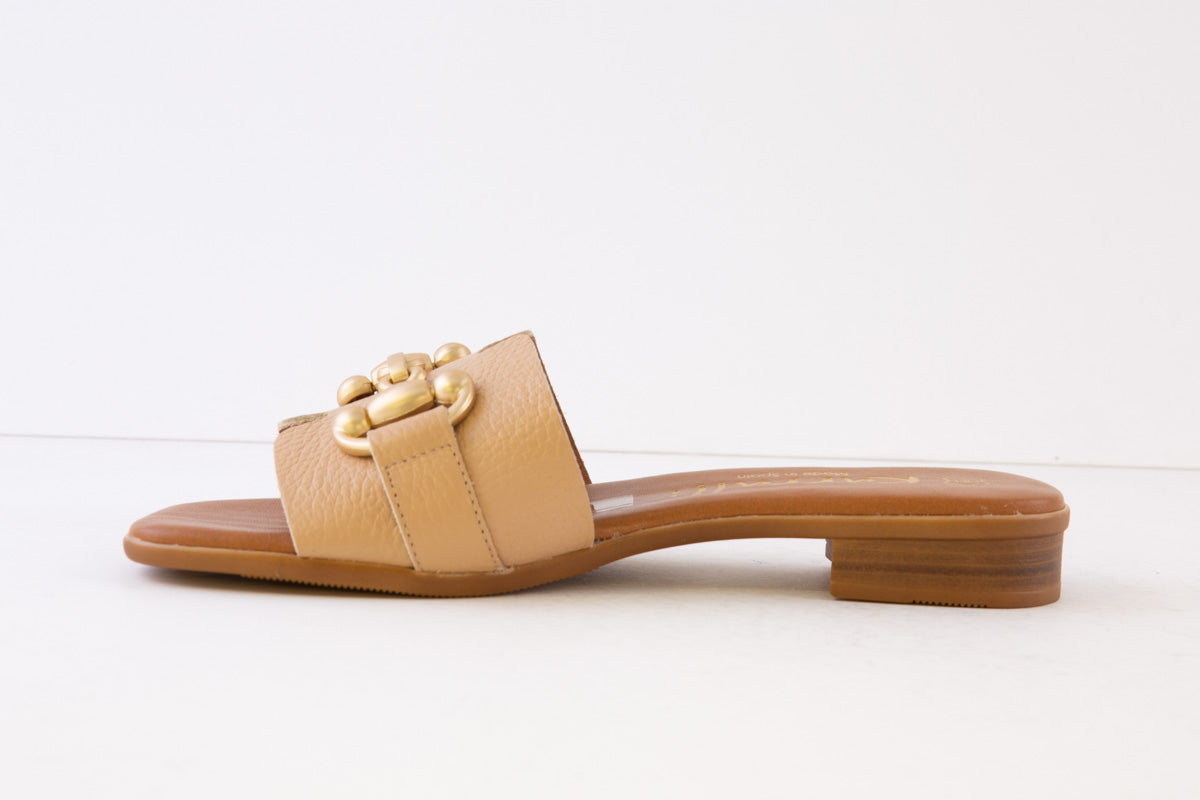 OH MY SANDALS - 5164 FLAT MULE - BEIGE