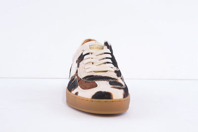 ANOTHER TREND - A032.A4.A7 LACED FASHION TRAINER - COW PRINT