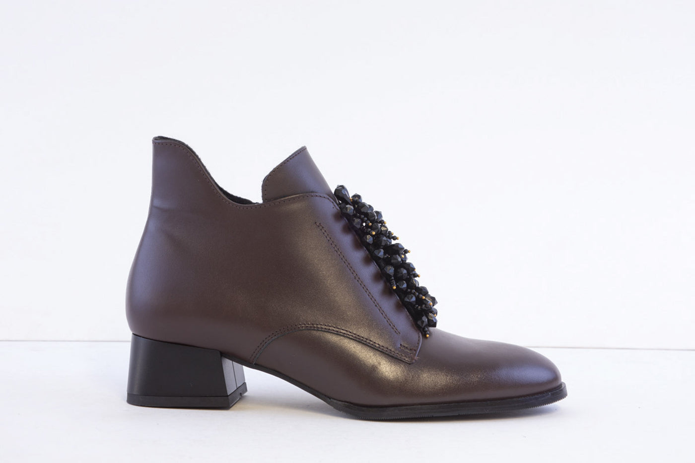 BIOECO - 7965/2929 ANKLE BOOT - BROWN LEATHER