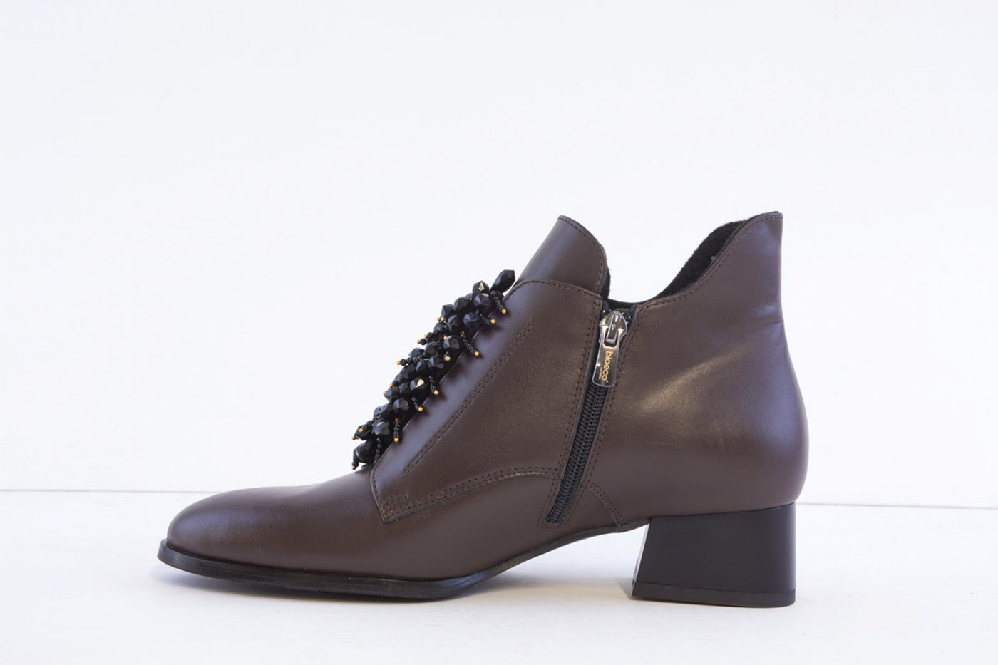 BIOECO - 7965/2929 ANKLE BOOT - BROWN LEATHER