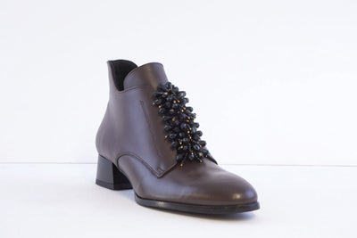 BIOECO - 7965/2929 ANKLE BOOT - BROWN LEATHER