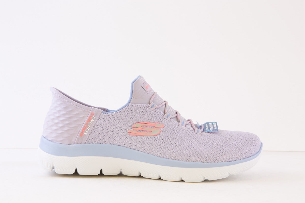 SKECHERS - 150123 SLIP-INS:SUMMITS DIAMOND DREAM-BUNGEE TRAINER - LAVENDER