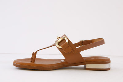 OH MY SANDALS - 5334 FLAT TOE-POST SANDAL - TAN