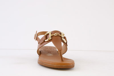 OH MY SANDALS - 5334 FLAT TOE-POST SANDAL - TAN