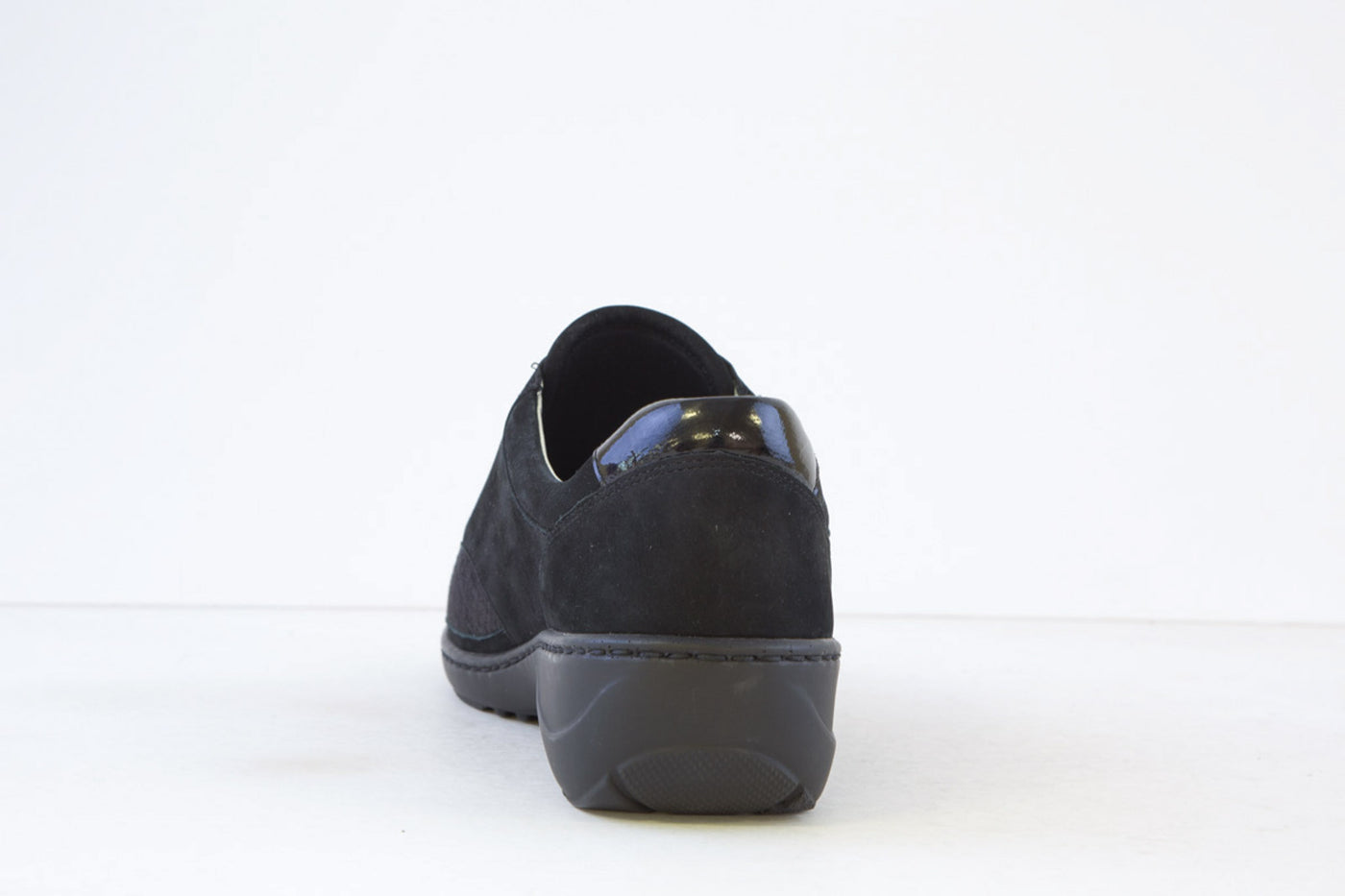 WALDLAUFER - 698001 205 KALEA-DOUBLE ZIP LACED K FIT SHOE - BLACK