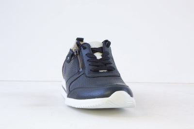 WALDLAUFER - 980007 299 HIMONA-COMFORT WALKING SHOE (H FIT) - NAVY/WHITE