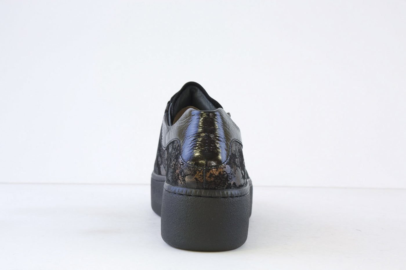 WALDLAUFER - 733001 211 H FIT-NICKY LACED/ZIP SHOE - BLACK MULTI