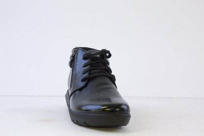 IMAC - 656010 LACED (ZIP) BOOT - BLACK PATENT