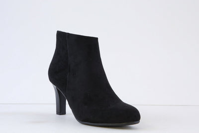 SUSST - FRIDA24 MEDIUM HEEL ZIP ANKLE BOOT - BLACK