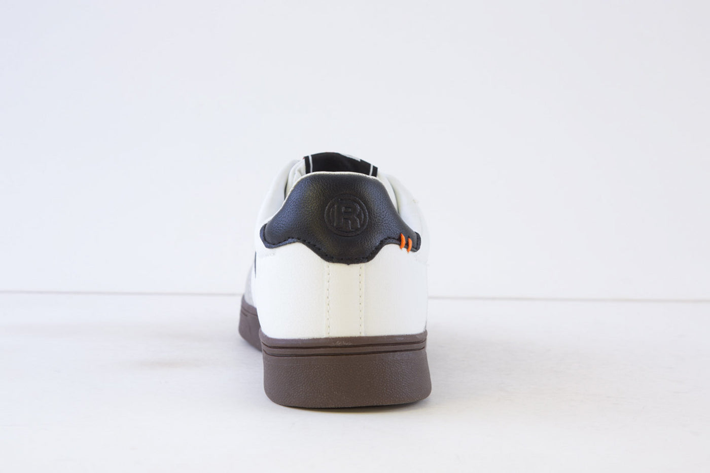 REFRESH - 172185 FLAT LACED FASHION TRAINER - WHITE COMBI