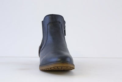 MUSTANG - 1265522/820 FLAT ANKLE BOOT - NAVY