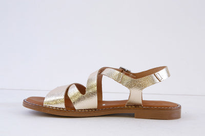 OH MY SANDALS - 5572 FLAT SANDAL - GOLD