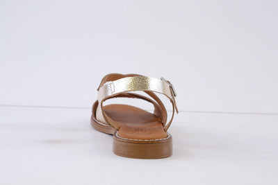 OH MY SANDALS - 5572 FLAT SANDAL - GOLD