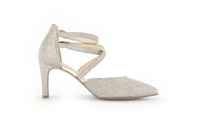 GABOR - 41.390.64 HIGH HEEL STRAPPY SHOE - GOLD