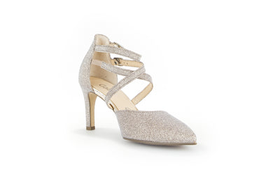 GABOR - 41.390.64 HIGH HEEL STRAPPY SHOE - GOLD