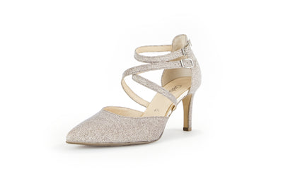 GABOR - 41.390.64 HIGH HEEL STRAPPY SHOE - GOLD