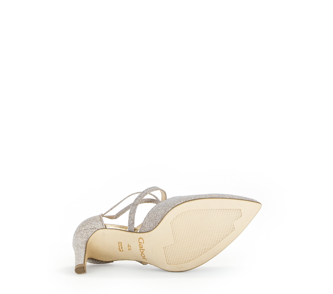 GABOR - 41.390.64 HIGH HEEL STRAPPY SHOE - GOLD